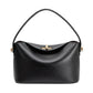 Lana Recycled Vegan Leather Crossbody Bag - Black