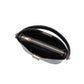 Lana Recycled Vegan Leather Crossbody Bag - Black