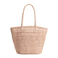 Sandy Straw Vegan Tote Bag - Blush