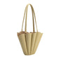 Shellie Recycled Vegan Leather Shoulder Bag - Yellow