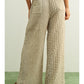 The Andrea Gingham Straight Pants