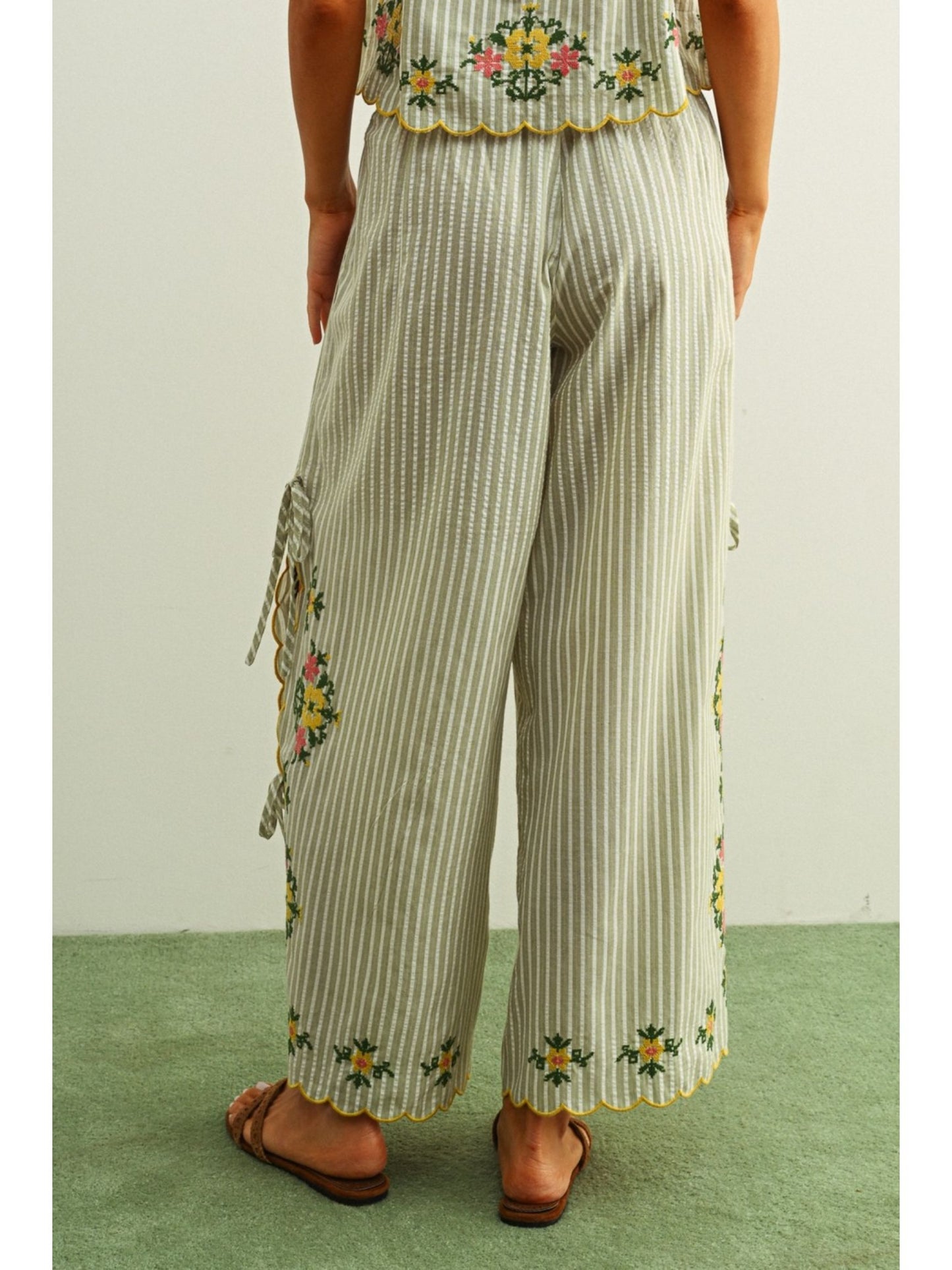 The Aster Embroidered Pant