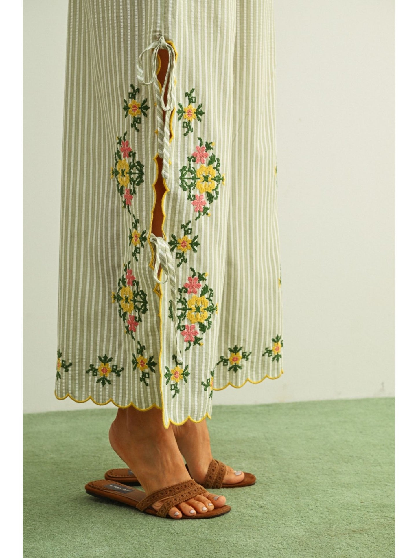 The Aster Embroidered Pant