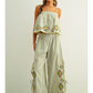 The Aster Embroidered Pant