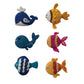 Handmade Embroidered Wool Felt Tape Measure - Fish Styles