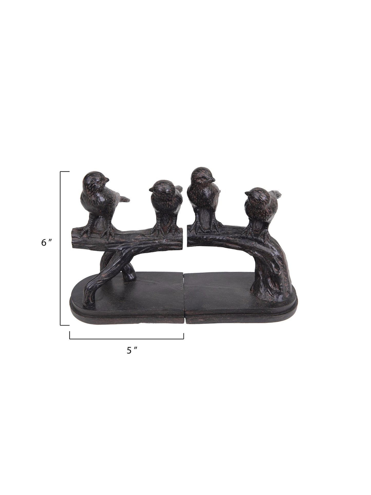 Birds on a Branch Bookends