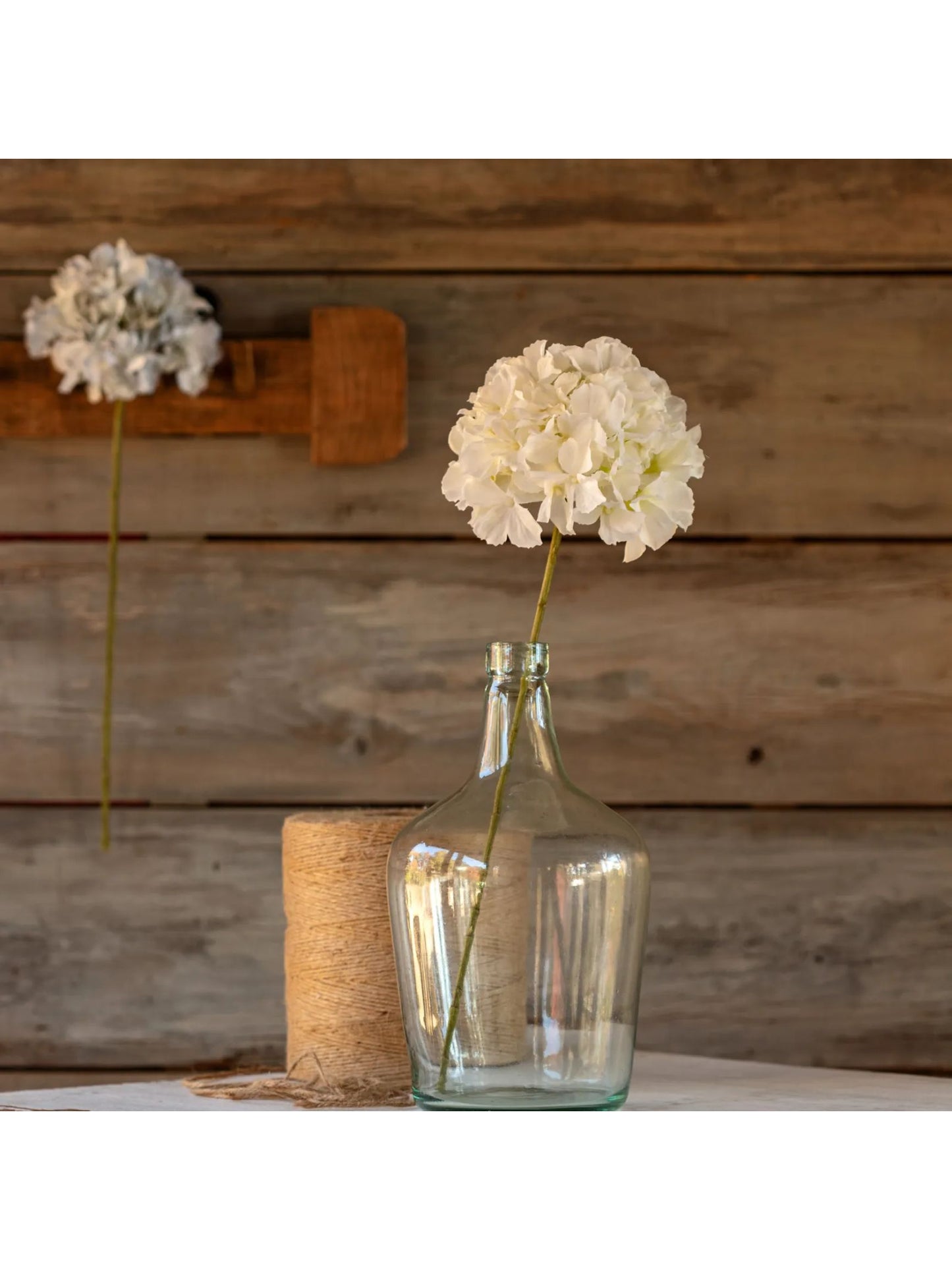 Hydrangea Stem - White
