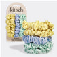 Ruched Satin Scrunchies - Coastal Colors