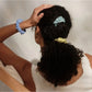 Ruched Satin Scrunchies - Coastal Colors