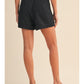 Linen Pleated Basic Shorts