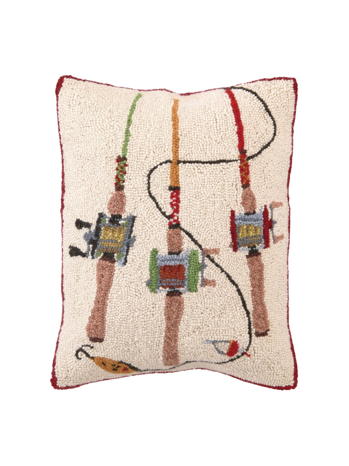 Fishing Rods Hook Pillow