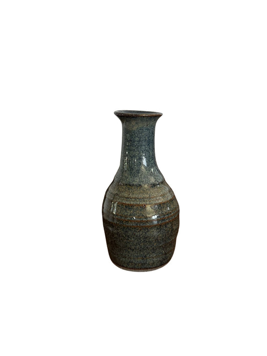 Vintage Handmade Blue Bud Vase
