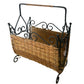 Vintage Wicker Magazine Rack - Pick Up Only