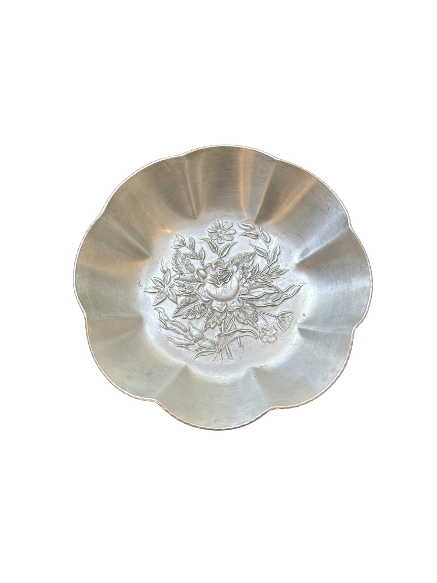 Vintage Everlast Hand-Forged Aluminum Rose Bowl