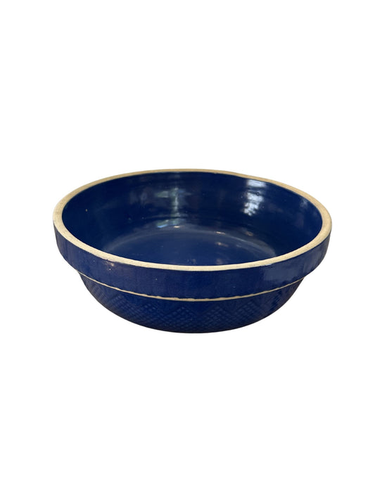 Vintage Blue Roseville Pottery Bowl