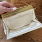 Vintage White Seed Bead Evening Bag