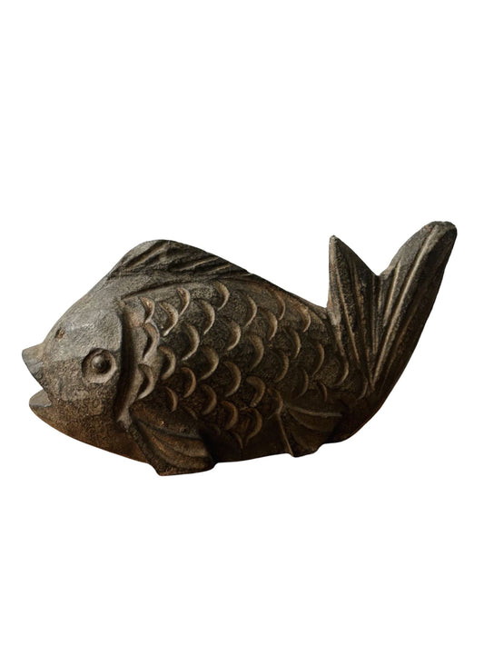 Vintage Cast Iron Fish Doorstop