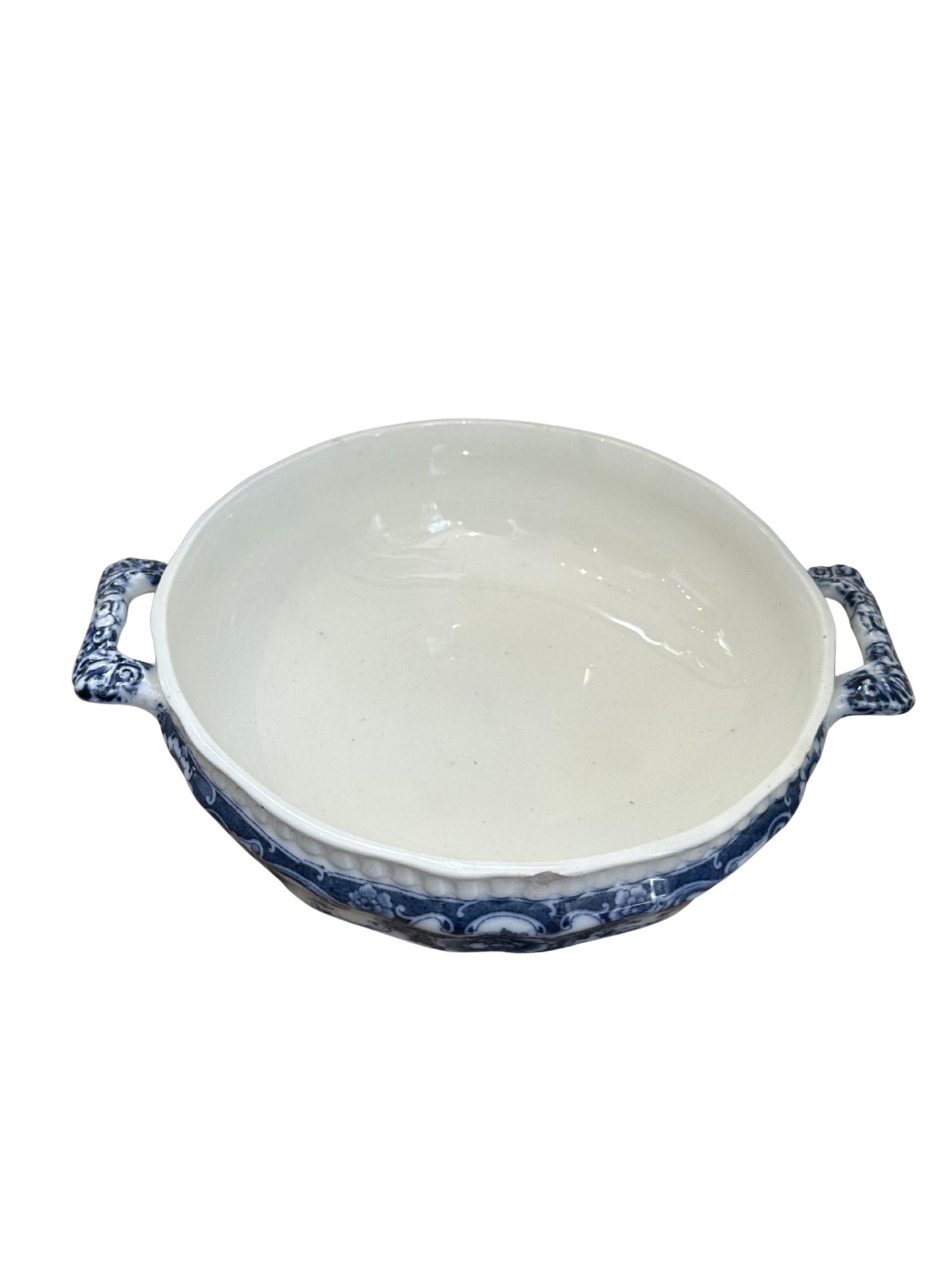 Vintage Blue Pattern Dinnnerware Dish w/ Lid - Pick Up Only