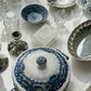 Vintage Blue Pattern Dinnnerware Dish w/ Lid - Pick Up Only