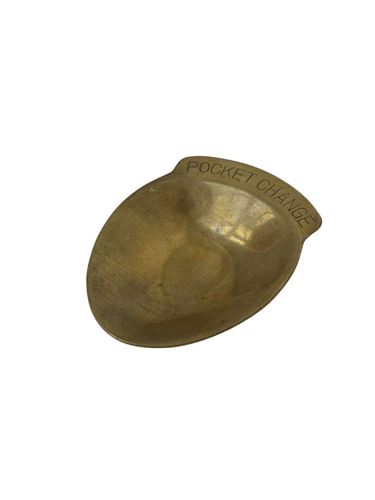 Vintage Pocket Change Brass Tray