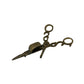 Vintage Brass Candle Snuffer and Scissors