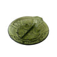 Vintage Indiana Glass Green Divided Dish