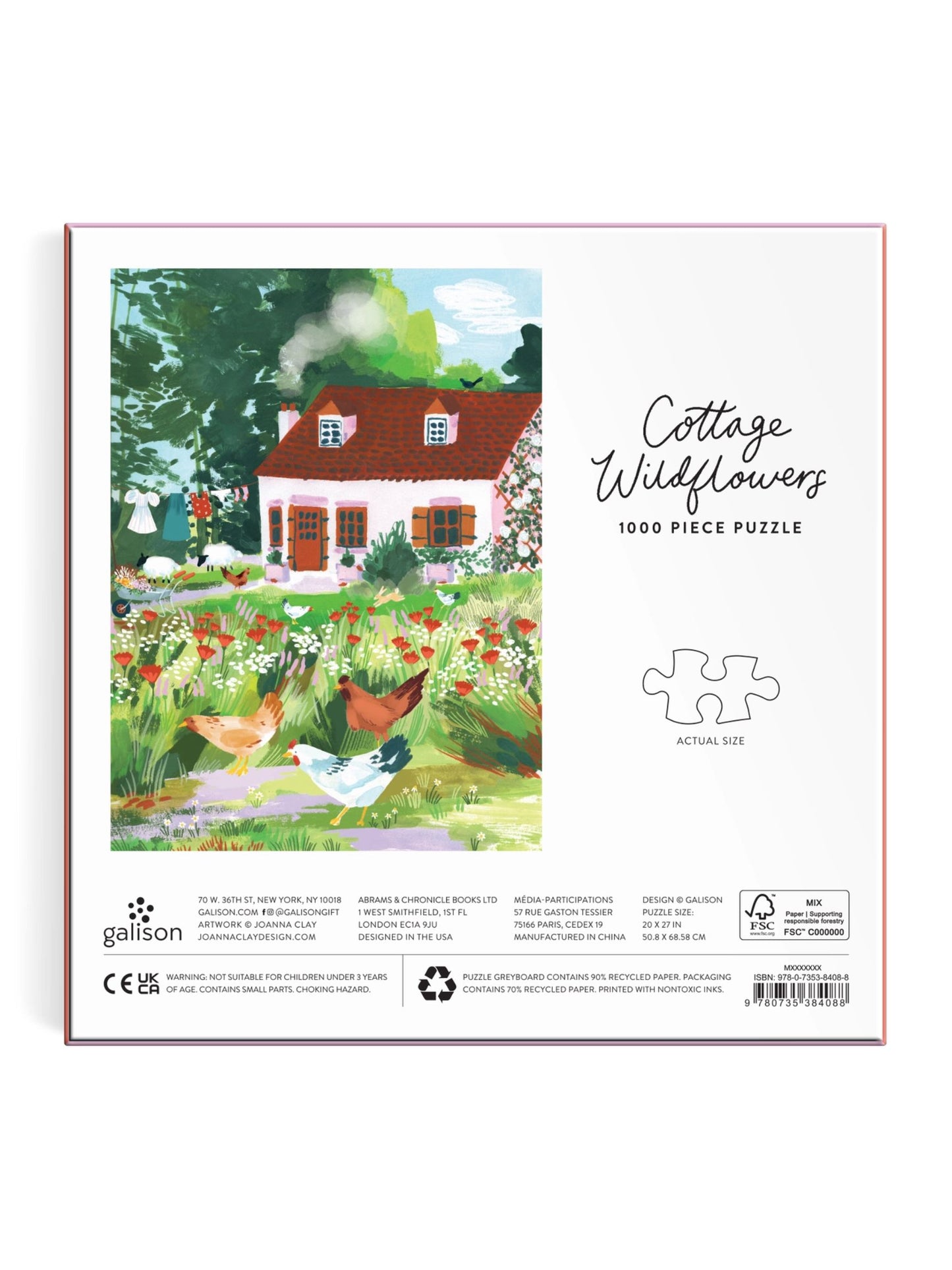 Cottage Wildflowers 1000 Piece Puzzle