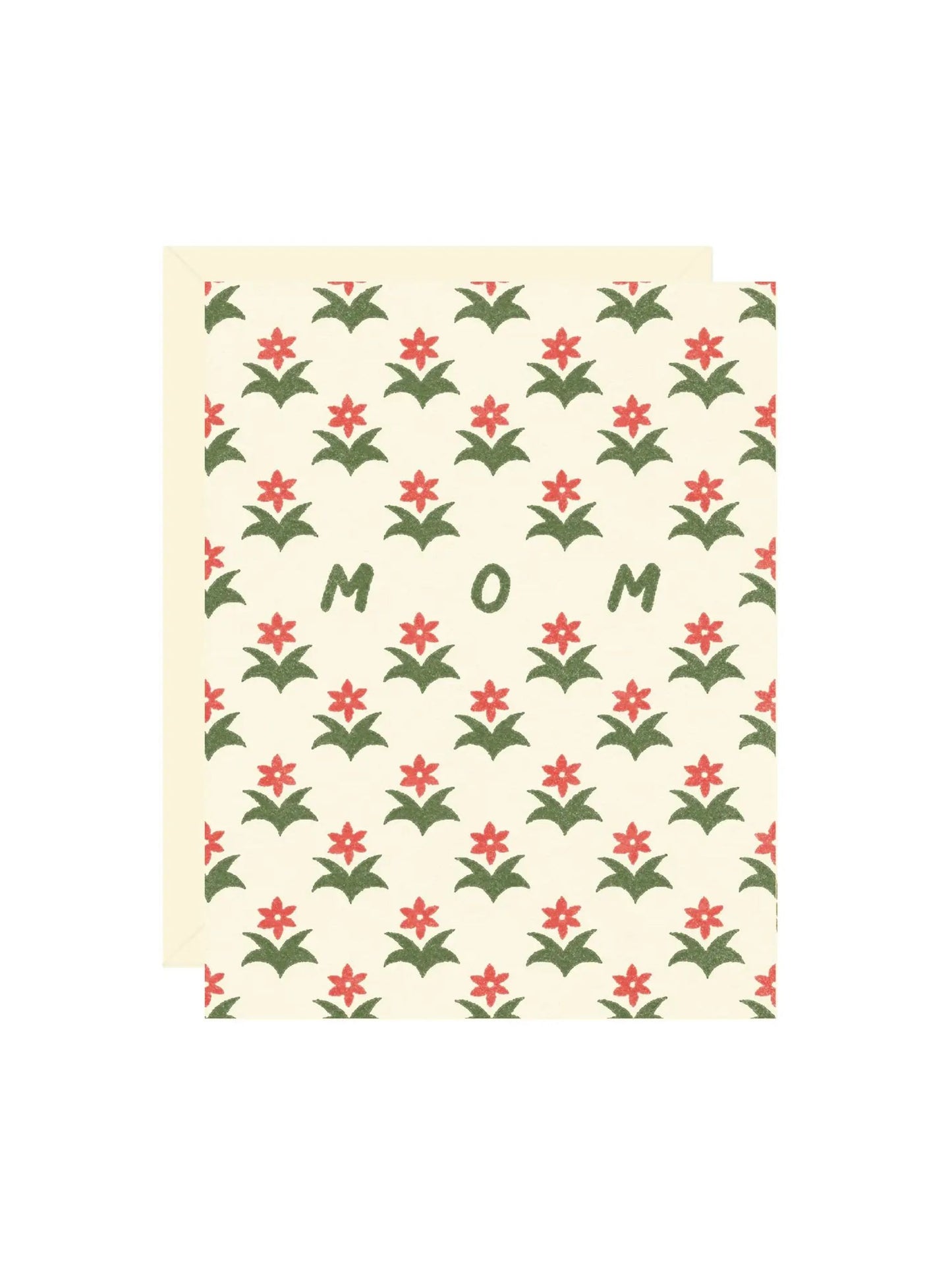 Mother’s Day Red Flower Card