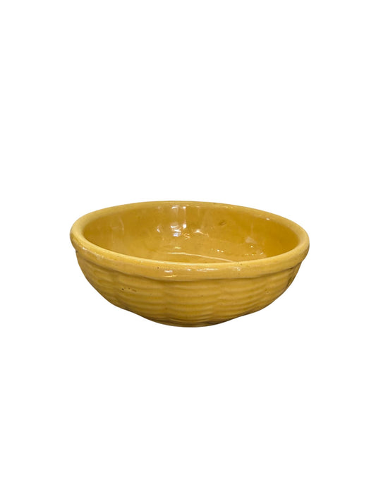 Vintage Yellow Watt Ovenware Bowl