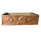 Vintage Handmade Copper Box w/ Floral Detail