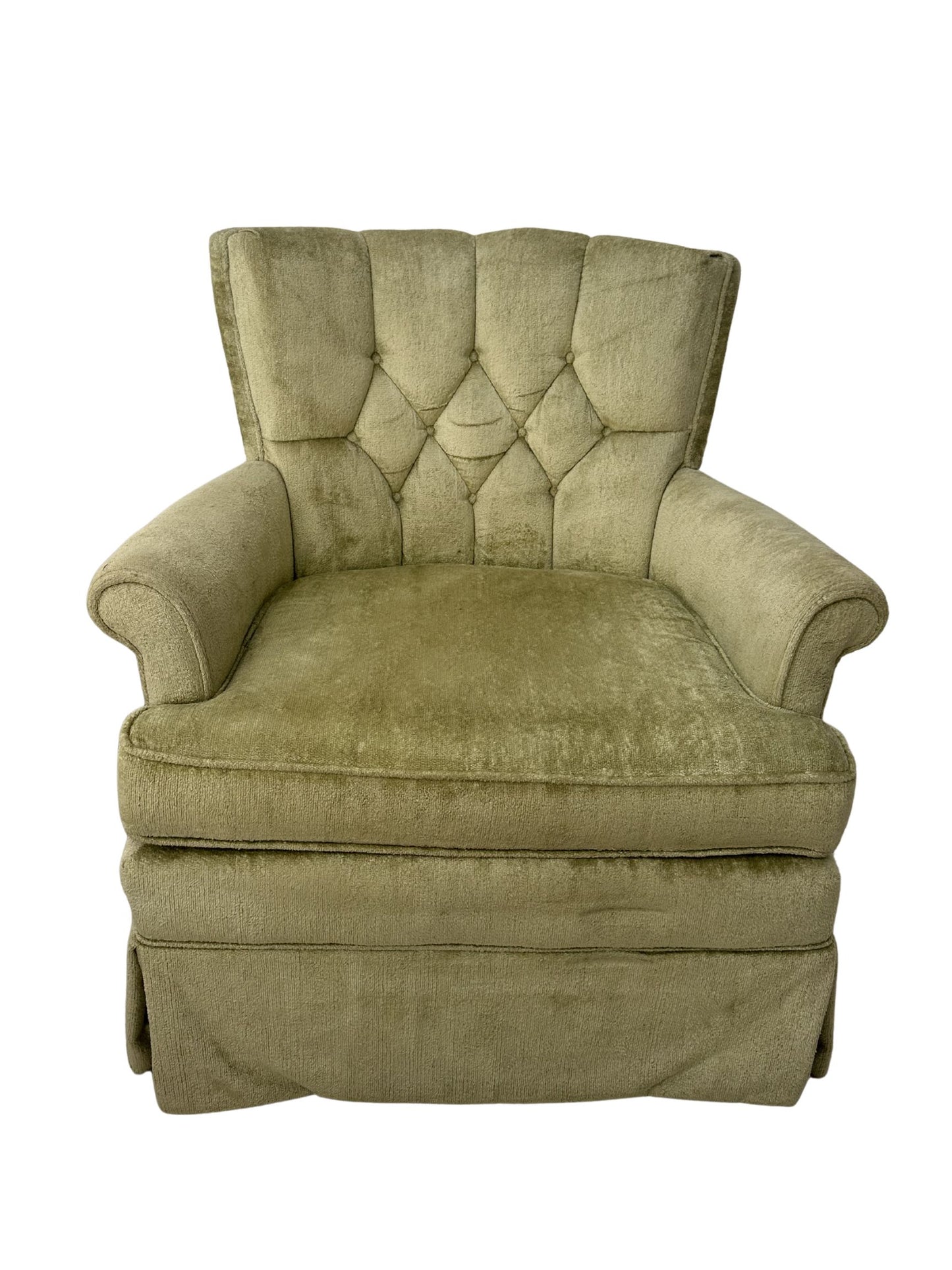 Vintage Tufted Accent  Armchair - Pick Up Only