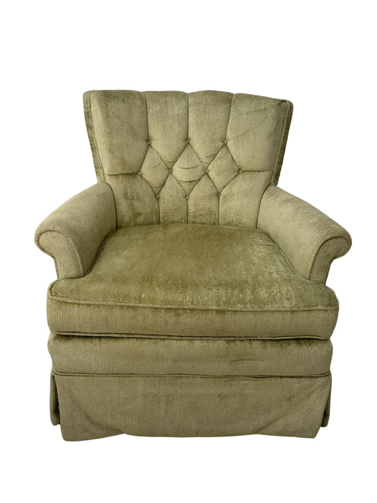 Vintage Tufted Accent  Armchair - Pick Up Only