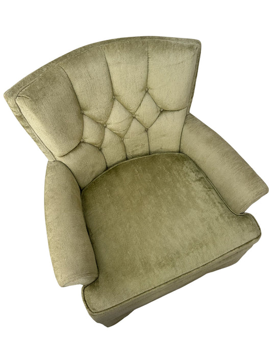 Vintage Tufted Accent  Armchair - Pick Up Only