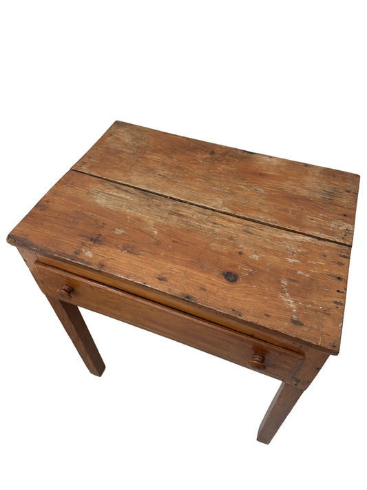 Vintage Wooden Table with Drawer - Pick Up Only
