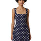 Norah Polkda Dot Sleeveless Mini Dress