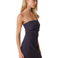 Nancy Strapless Linen Mini Dress