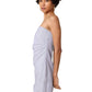 Marry Strapless Linen Mini Dress