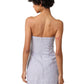 Marry Strapless Linen Mini Dress