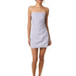 Marry Strapless Linen Mini Dress