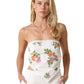 Margie Floral Scarf Tube Top