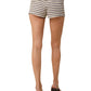 Lottie Stripe Foldover Knit Shorts