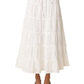 Claudia Textured Tiered Maxi Skirt