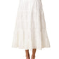 Claudia Textured Tiered Maxi Skirt
