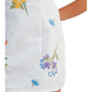 Floral Embroidered Mini Tube Dress