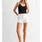Classic Denim Short - White