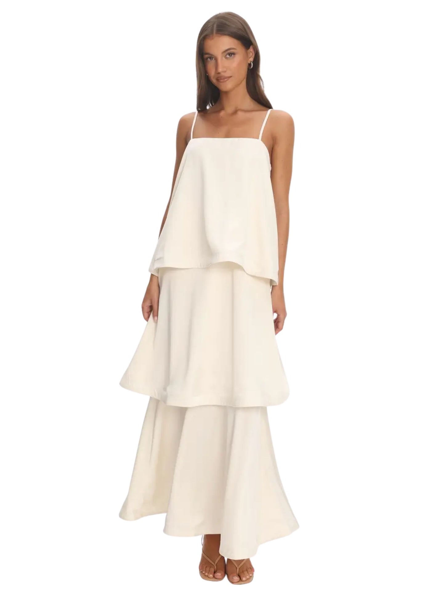 Layered Flowy Maxi Dress