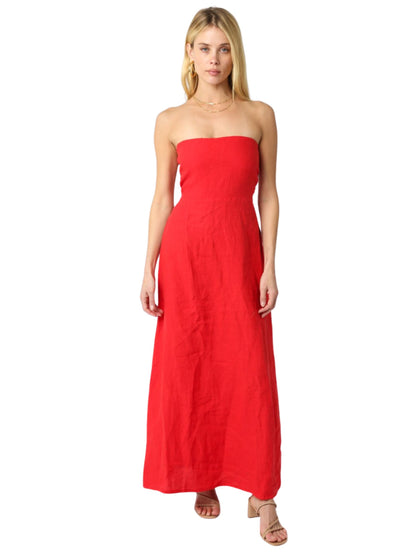 Italian Linen Maxi Dress