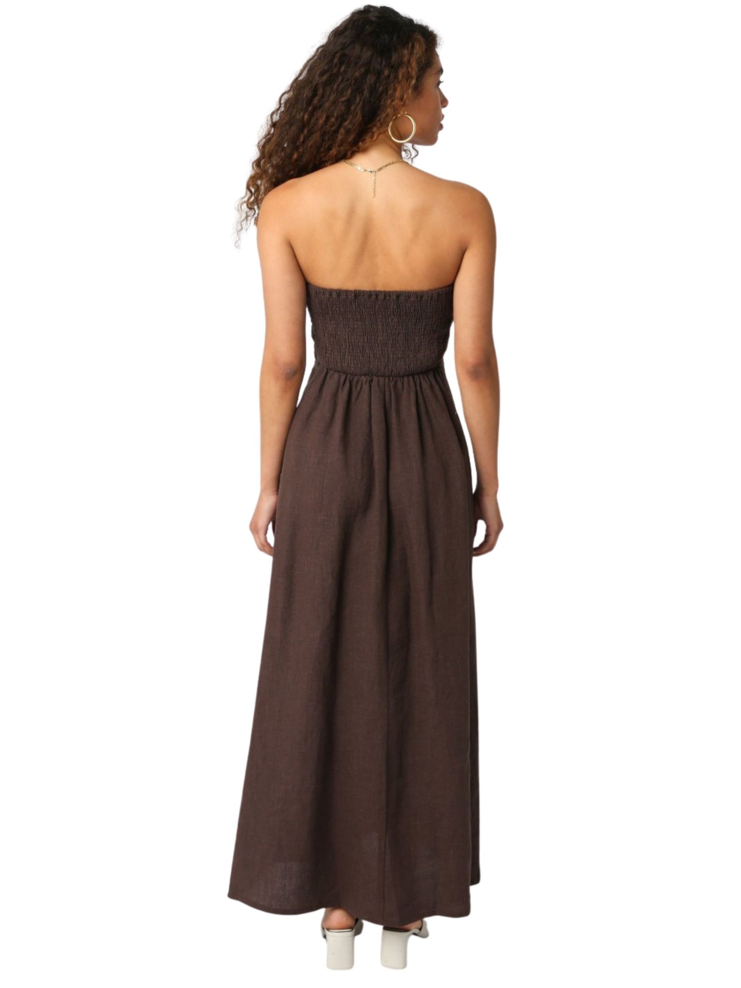 Italian Linen Maxi Dress