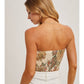 Paisley Satin Bandana Tube Top
