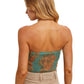 Paisley Satin Bandana Tube Top